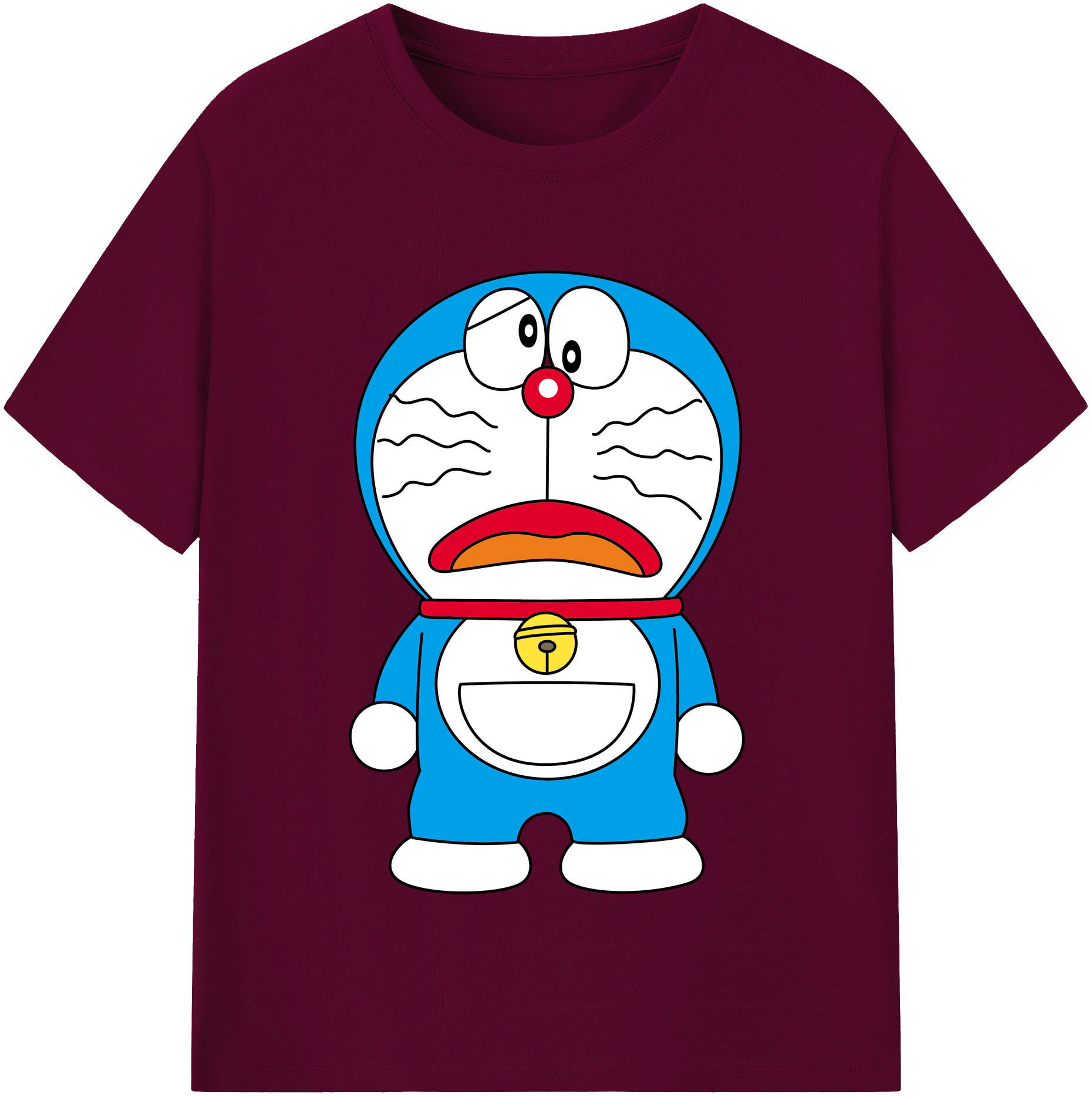 （画像用） ドラえもん Doraemon レディースカジュアルプリントTシャツ（綿100％）